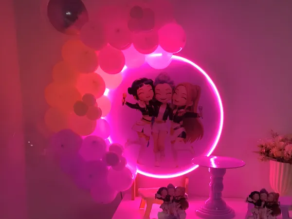 Painel com Iluminação em LED