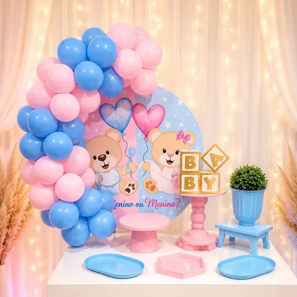 Tema Infantil Chá Revelação - Kit Celebre