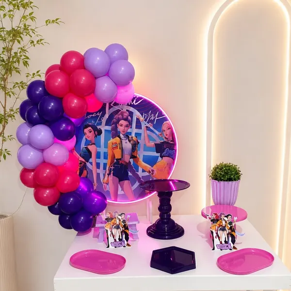 Tema Infantil Mulheres Guerreiras - Kit Celebre