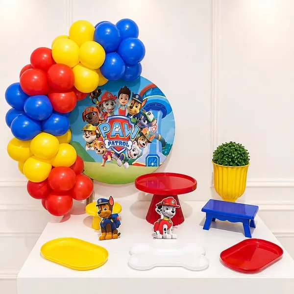 Tema Infantil Patrulha Canina - Kit Celebre