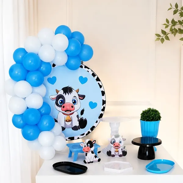 Tema Infantil Vaquinha Fazendinha - Kit Celebre