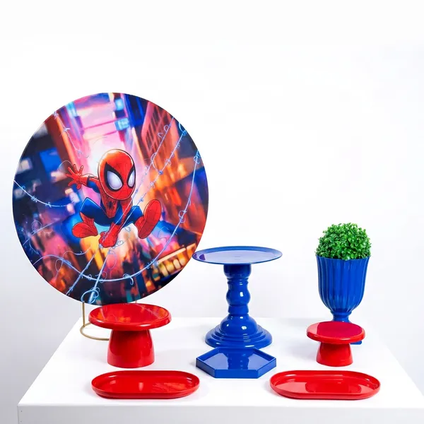 Tema Infantil Homem-Aranha Cute - Kit Essencial