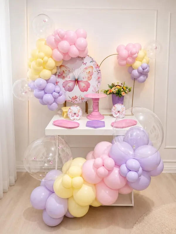 Decoração pegue e monte Vivi Festa na Mesa 1