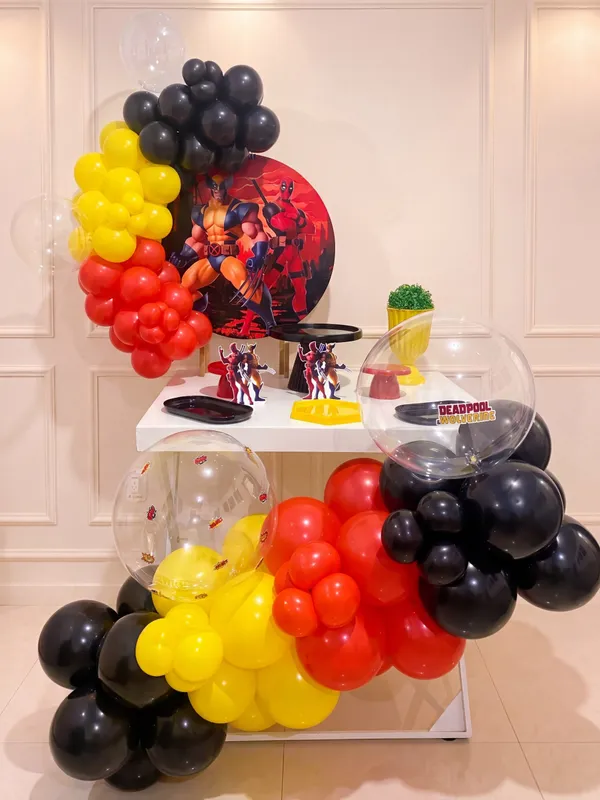 Tema Infantil Deadpool & Wolverine - Kit Premium