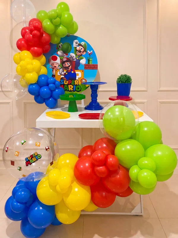 Tema Infantil Mario Bros - Kit Premium